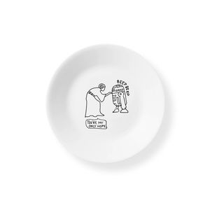 Corelle Disney Star Wars 6.75" Appetizer Plate NEW Leia You're My Only Hope